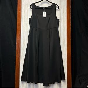 Torrid Black Long Sleeveless Scuba Skater Dress Torrid Size 0 Women’s Size 12
